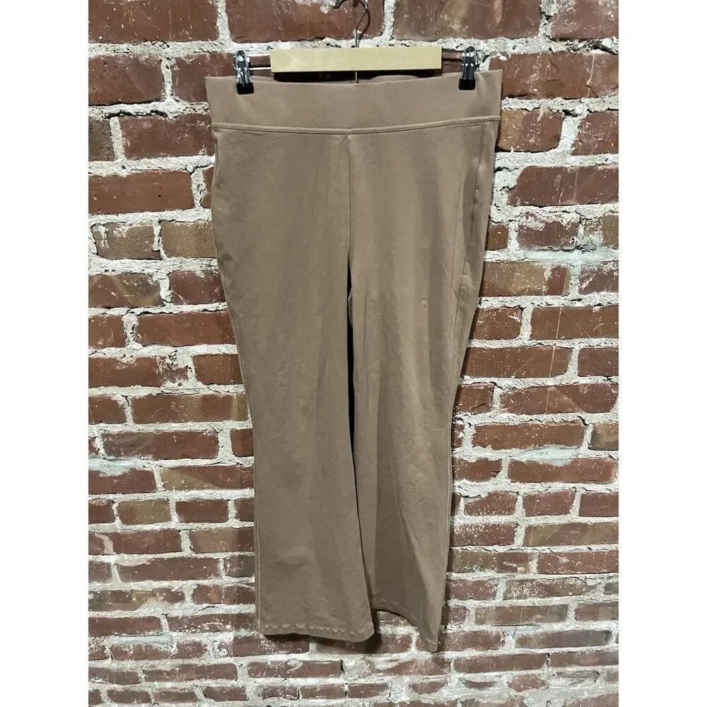Lands End Women’s Brown Flared Pull On Legging Pants Size Medium